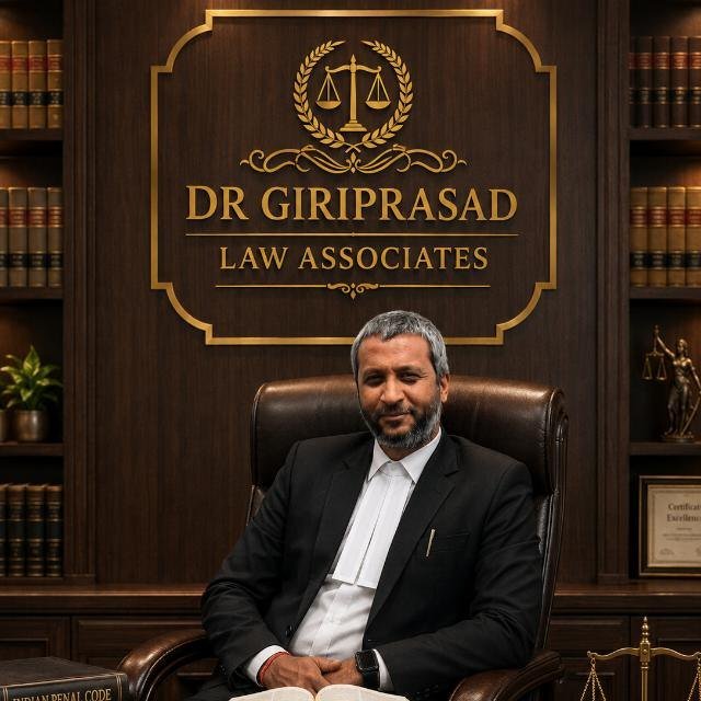 Dr Giri Prasad C in his chambers